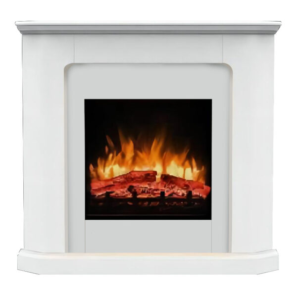 Coner Electric Fireplce with Wood Mantel WF022 - Image 5